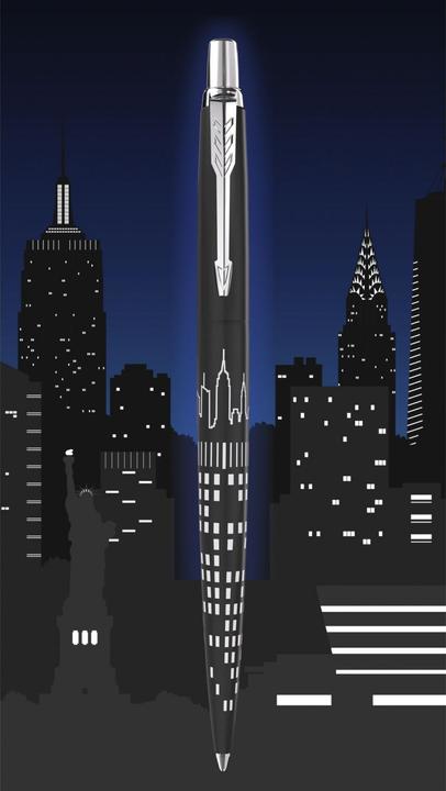 Produktbild Parker Pen Parker Jotter SE New York City Kugelschreiber M (Schwarz / Silber, 1 x)