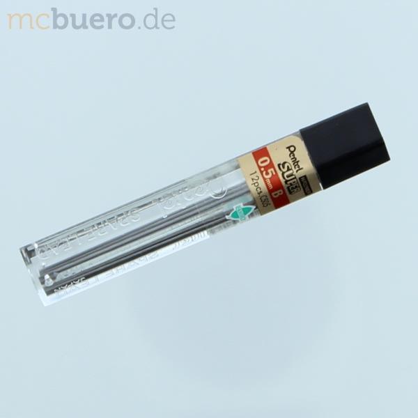 Actual product image Pentel Pencil leads Hi-Polymer Super (Refill, Graphite, 0.50 mm)