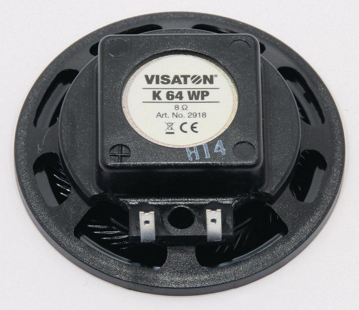 Actual product image Visaton Full range loudspeaker K 64 WP,8 Ohm