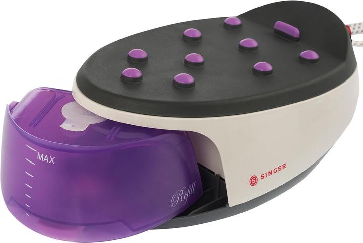 Image du produit Singer SHG 2627 Fer à repasser 850 W 0.8 L Céramique Gris, Violet, Blanc (850 W)