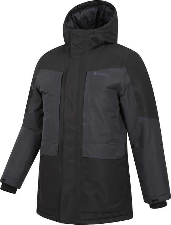 Actual product image Mountain Warehouse Mens Tephra Waterproof Padded Parka (XXS)