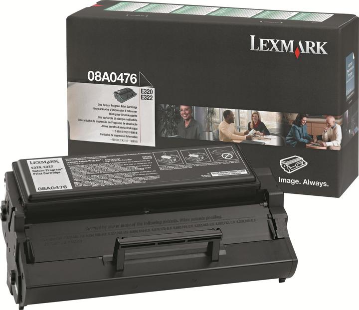 Produktbild Lexmark Toner schwarz Orig.Nr. 08A0476 (BK)