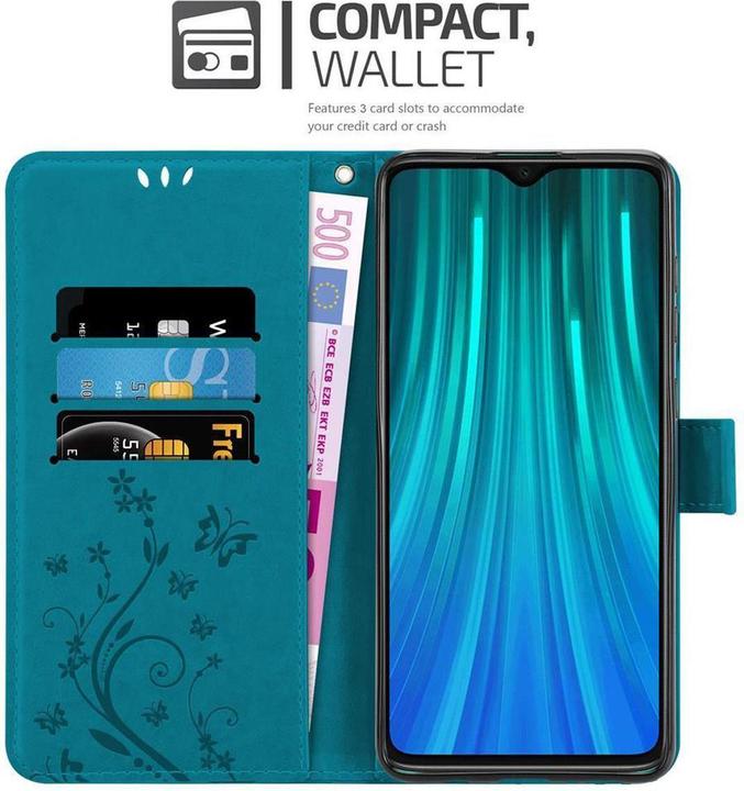 Actual product image Cadorabo Flower Book Cover (Xiaomi Redmi Note 8 Pro)