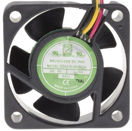 Produktbild Rs Pro DC fan, alarm, 40x15mm 14.45cu.m/h 5V