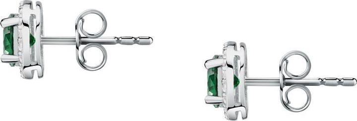 Productafbeelding La Petite Story Elegante zilveren oorbellen met groene zirkonia's Zilver LPS01AWV03 (925 zilver)
