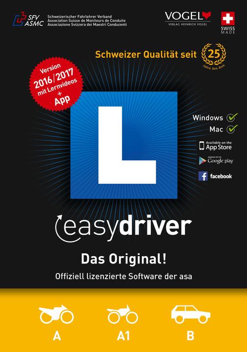 easydriver 2016/17 Kat. A/A1/B (1 User, 12 Monate)