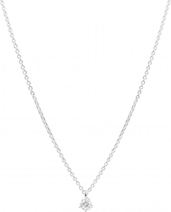 Image du produit Passion COLLIER ARGENT RHODIE - ZIRCONIA - 42+3 CM (Matériel exact)