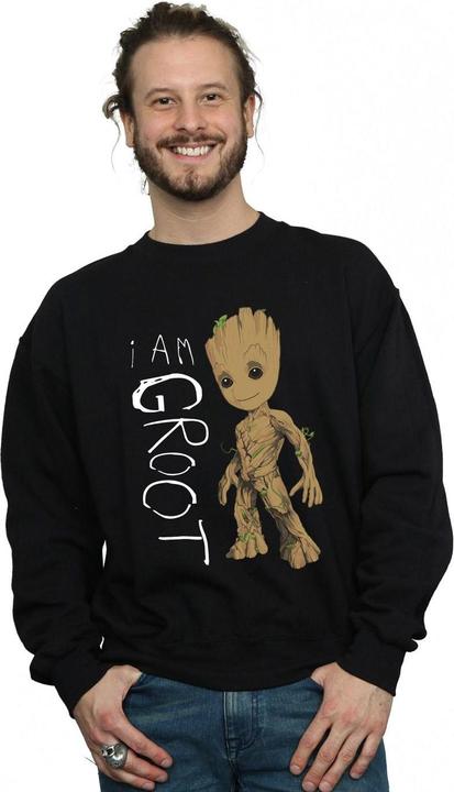 Immagine prodotto Guardians Of The Galaxy I Am Groot Scribbles Felpa Uomo (S)