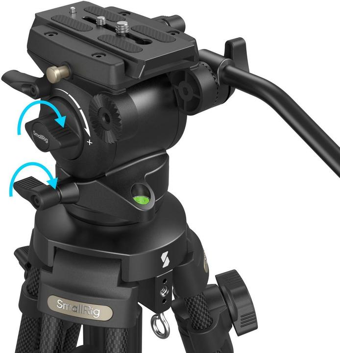 Actual product image SmallRig Lightweight Video Carbon Fibre Tripod Kit AD-50 4685 (Carbon)