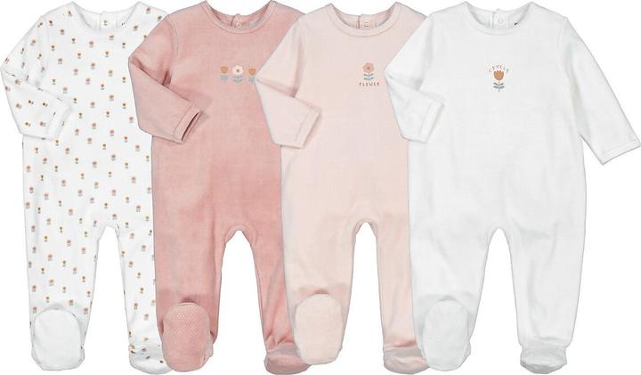 Produktbild La Redoute Collections 4er-Pack Strampler (68)