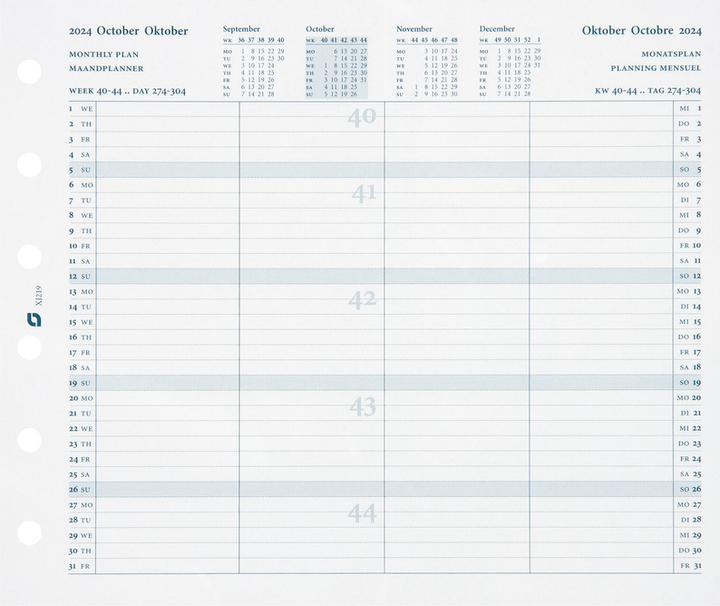Produktbild Succes Junior Jahresinhalt Januar - Dezember (8 x 12.5 cm, Deutsch, Englisch, Italienisch, Französisch)