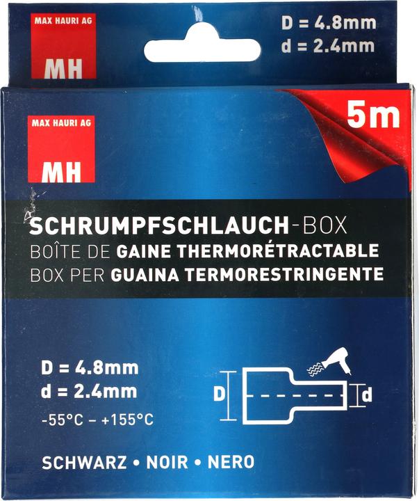 Max Hauri Schrumpfschlauch-Box 4.8-2.4mm (1 x)