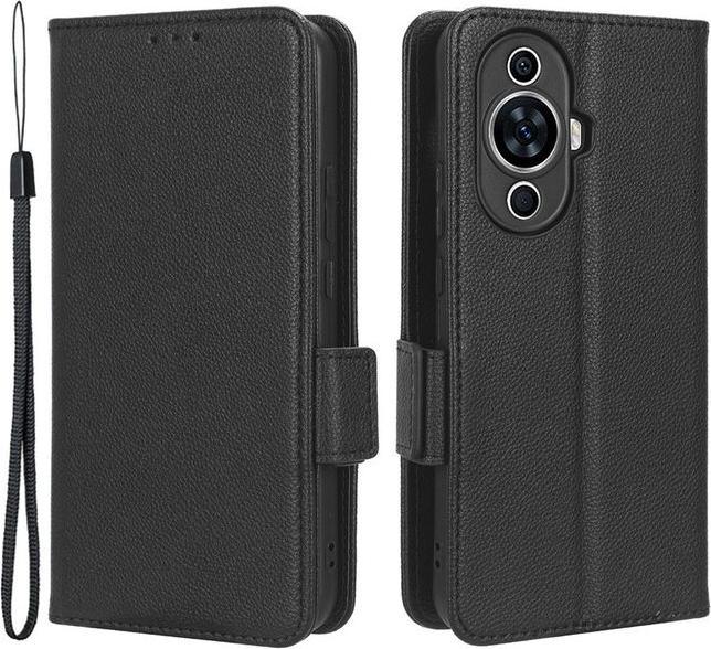 Actual product image MU Classic Litchi Leather Bookcover Series (Huawei Nova 11 Ultra, Huawei Nova 11 Pro)
