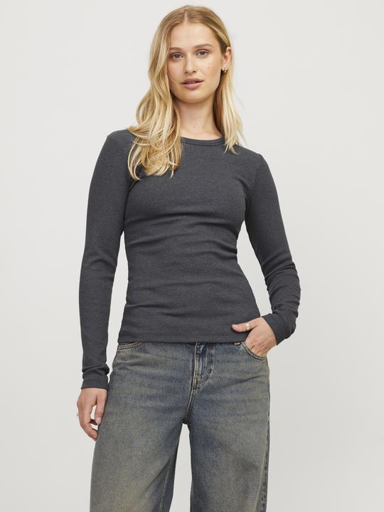 Produktbild JJXX Jxfreya Str Ls Rib Tee Jrs Noos (S)