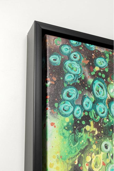 Actual product image Kare Design Gerahmtes Bild Top View Grün 100x100cm (100 x 100 cm)