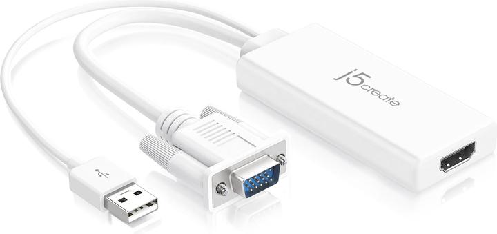 Produktbild j5Create VGA to HDMI + Audio (HDMI, 17.60 cm)