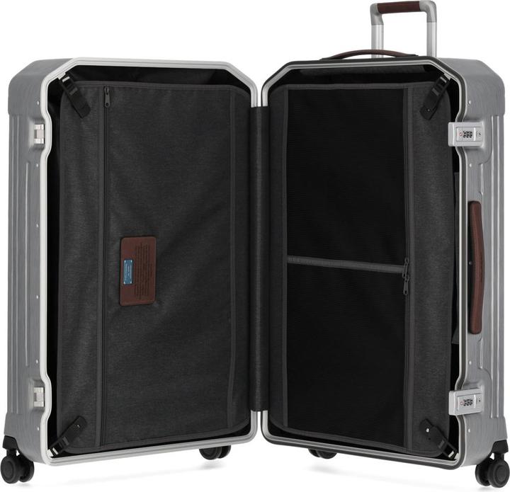Immagine prodotto Piquadro PQ-Light - Trolley ultra sottile a guscio rigido nero/pelle (67 l, L (90 - 115l))