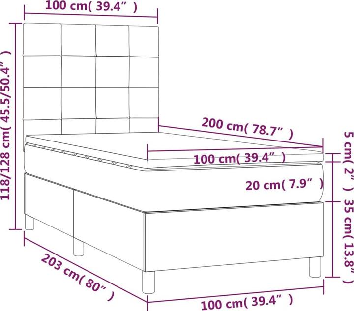 Image du produit VidaXL Soraya (100 x 200 cm, 100 x 200 cm)