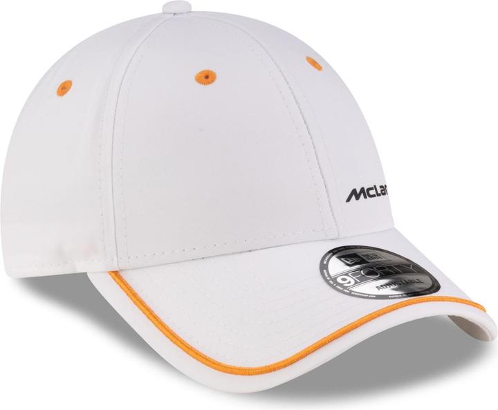 New Era 9Forty Strapback Cap - Piping Mclaren Racing Weiss