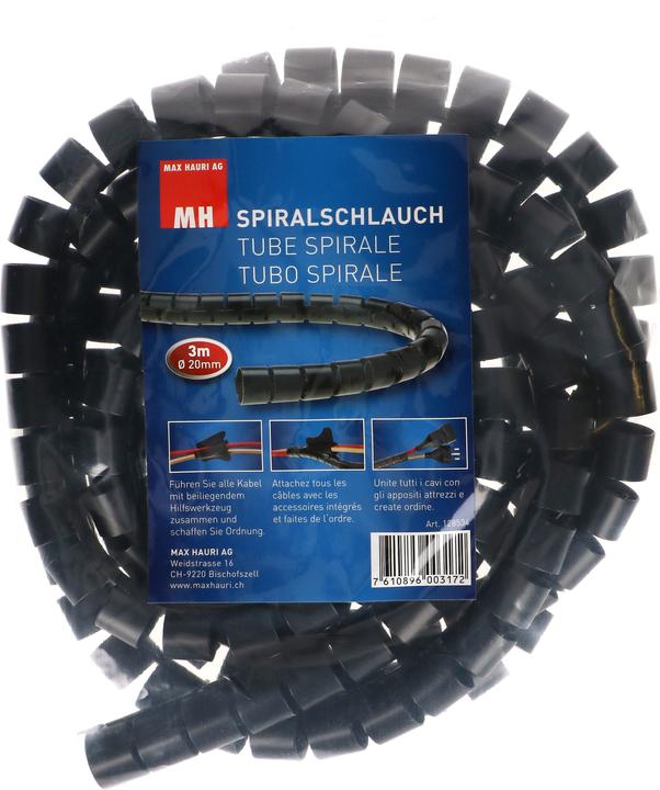 Produktbild Max Hauri Cable Home Kabelmanagement Set: Box klein + Safety-Line + Spiralschlauch
