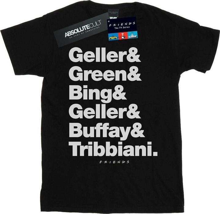 Produktbild Friends Surnames Text TShirt (S)