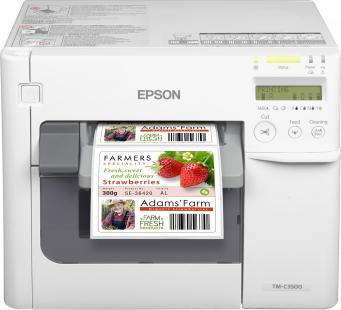Produktbild Epson TM-C3500 Etikettendrucker Tintenstrahl Farbe 720 x 360 DPI Verkabelt