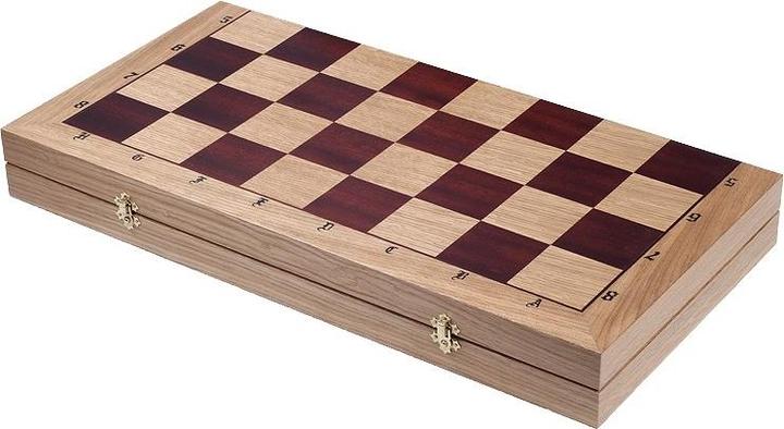 Actual product image Holzecke Carved oak chessboard