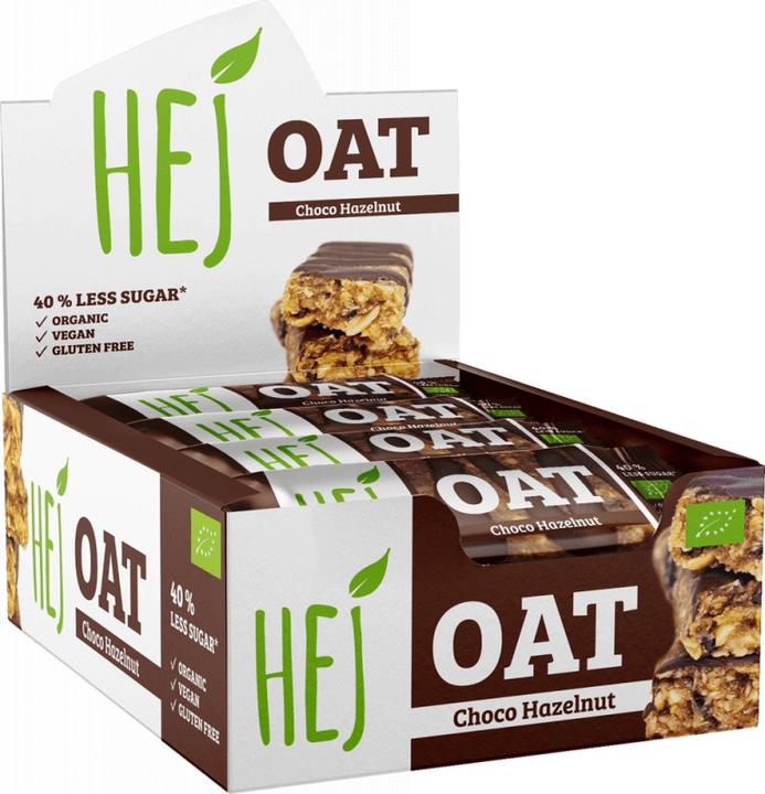 Image du produit HEJ Nutrition Hej Oat (bio) (12 x 45G) (Chocolat, Noisette, 12 pcs, 540 g)
