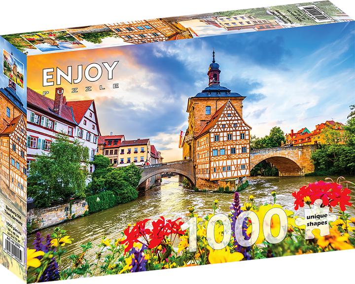 Immagine prodotto Enjoy Puzzle ENJOY-2095 - Centro storico di Bamberg, Germania, puzzle da 1000 pezzi (1000 pezzi)