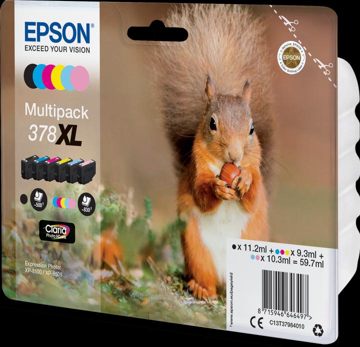 Immagine prodotto Epson MULTIPACK 6 COLORI 378XL (Y, FC, LC, C, ML)