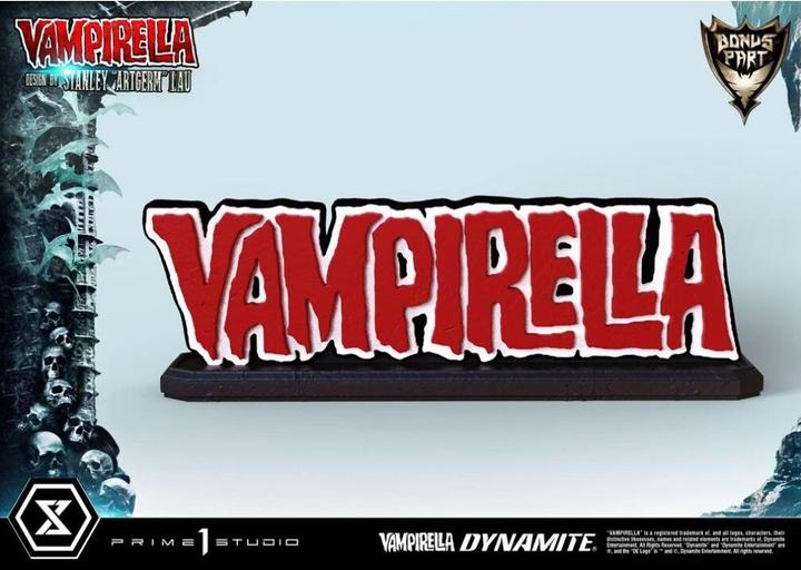 Actual product image Prime 1 Studio Dynamite Entertainment statuette 1/3 Vampirella Design by Stanley Artgerm Lau Bonus Version 55 cm