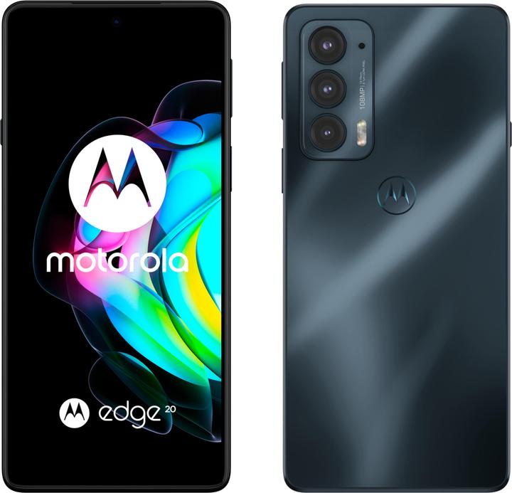 Actual product image Motorola Edge 20 (128 GB, Frost Gray, 6.70", Dual SIM, 108 Mpx, 5G)