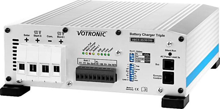 Actual product image Votronic 3244 VBCS 45/30/350 CI triple combination unit - charger/controller/converter/device (12V, 45 A)