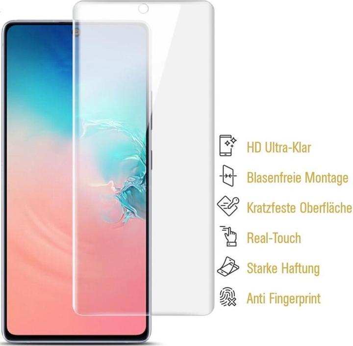 Produktbild Protectorking 3x Panzerfolie Anti-Shock HD Klar (3 Stück, Samsung Galaxy S10 Lite)