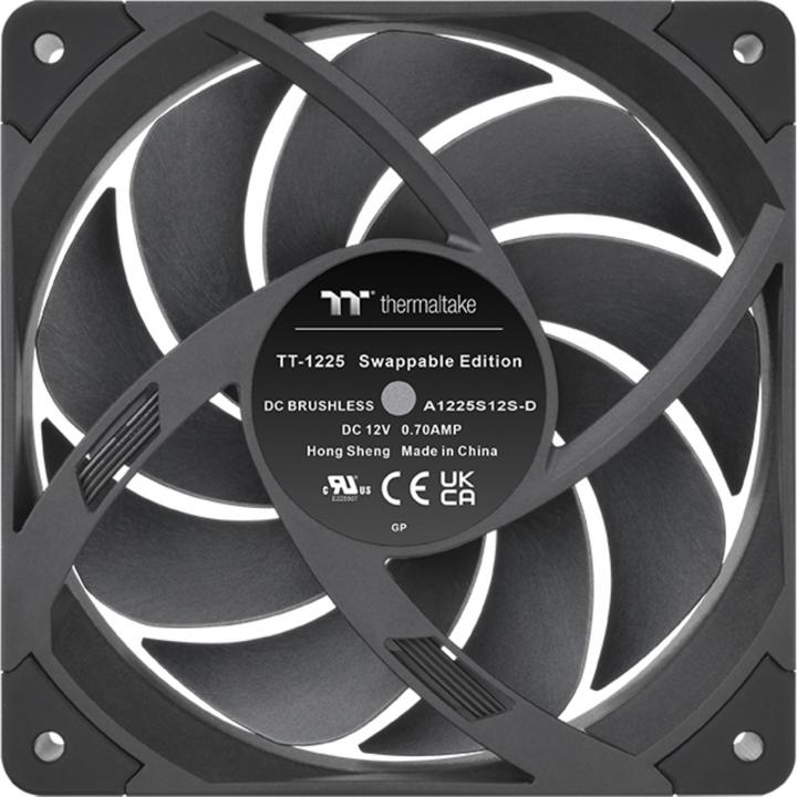 Actual product image Thermaltake TT TOUGHFAN EX12 Pro 3-Pack Swappable 120x120x25 (120 mm, 3 x)
