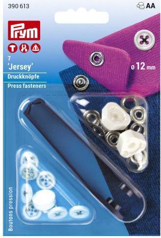 Image du produit Prym Boutons-pression sans couture 12 mm blanc,noir 7 pcs