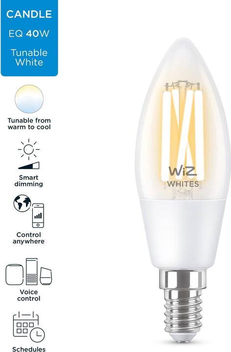 Produktbild WiZ B35 (E14, 4.90 W, 470 lm, 1 x, E)