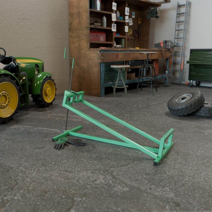 Immagine prodotto Juskys Cric per trattorini con guanti (Tosaerba, Trattorino, Ricambi per macchine da giardino)