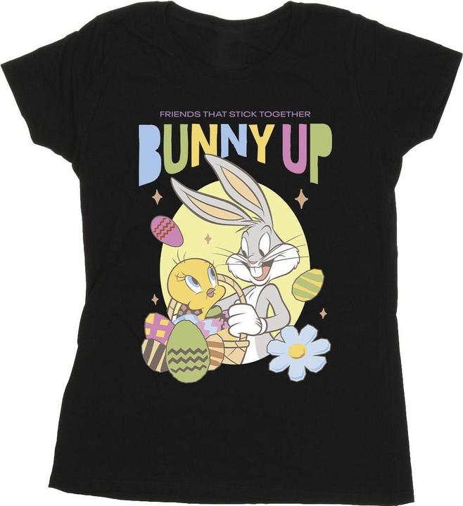 Actual product image Looney Tunes Womens/Ladies Bunny Up Cotton T-Shirt (S)