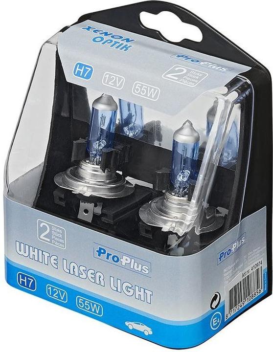 Produktbild ProPlus White Laser Light H7 2 Stück in Kunststoffbox (H7)