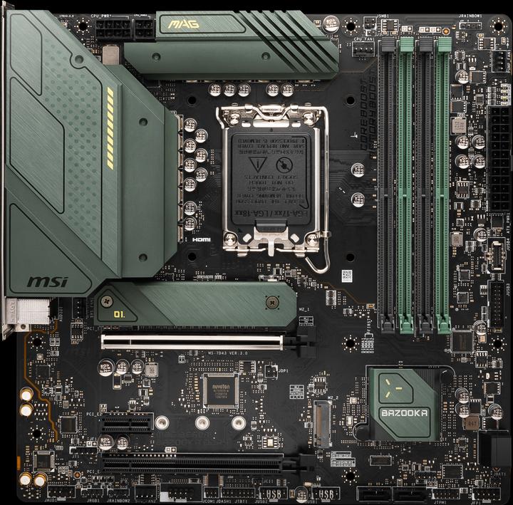 Produktbild MSI MAG B660M BAZOOKA DDR4 (LGA 1700, Intel B660, mATX)