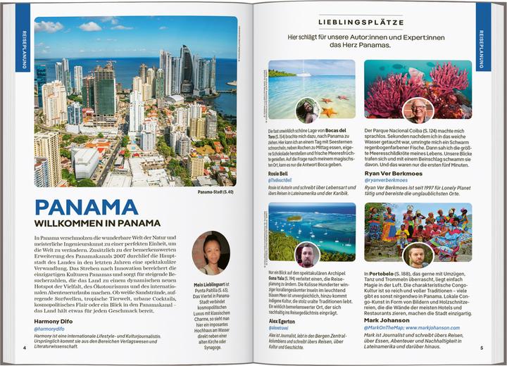 Actual product image Reiseführer Panama (German, Alex Egerton, Mark Johanson, Ryan Ver Berkmoes, Rosie Bell, Harmony Difo, 2024)