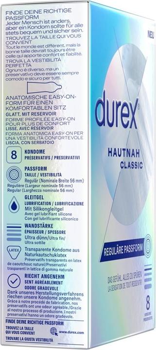 Actual product image Durex Hautnah Classic (8 pcs.)