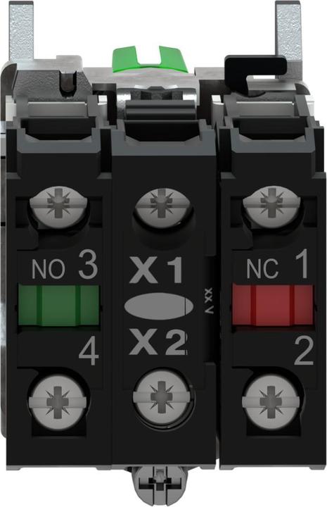 Image du produit Schneider Electric XB4BK133G5 Sélecteur lumineux complet vert 3 sélecteurs lumineux