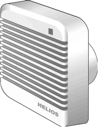 Immagine prodotto Helios HELI HV150/2RE Ventilatore a parete DN150 IP44 reversibile