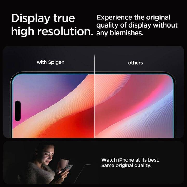 Produktbild Spigen Glas (2 Stück, Apple iPhone 16 Pro)