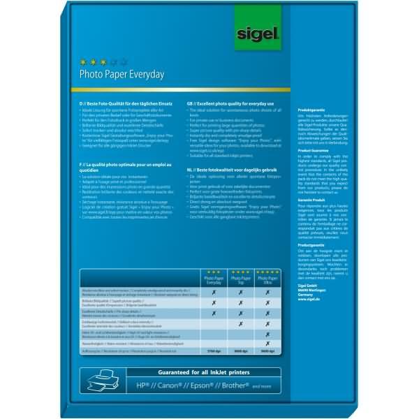 Actual product image Sigel Inkjet Everyday (200 g/m², A4, 100 x)