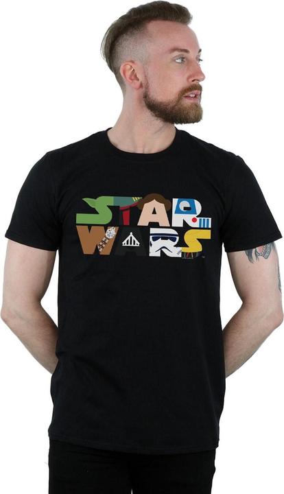 Produktbild Star Wars Character Logo TShirt (XXL)