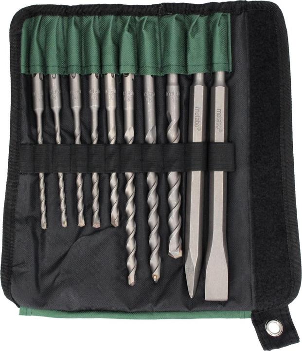 Actual product image Metabo SDS-Plus SP Classic drill/chisel set 10 pieces (630824000) (12 mm, 14 mm, 10 mm)