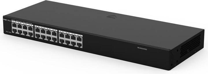 Actual product image Ruijie 24-Port Gigabit Smart Switch, 24 Gigabit RJ45 Ports,19-inch Rack-mountable Steel Case (24 Ports)